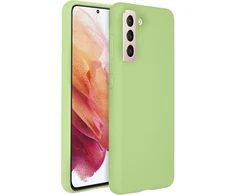 Accezz skysto silikono dėklas, skirtas Samsung Galaxy S21 Plus – žalias