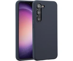 Accezz skysto silikono dėklas, skirtas Samsung Galaxy S23 – tamsiai mėlynas