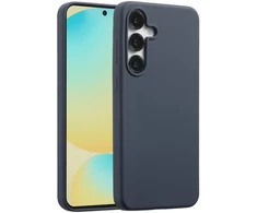 Accezz skysto silikono dėklas su MagSafe, skirtas Samsung Galaxy S25 FE – tamsiai mėlynas