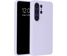 Accezz skysto silikono dėklas su MagSafe, skirtas Samsung Galaxy S26 Ultra – violetinis