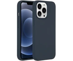 Accezz skysto silikono dėklas su MagSafe, skirtas iPhone 13 Pro – tamsiai mėlynas