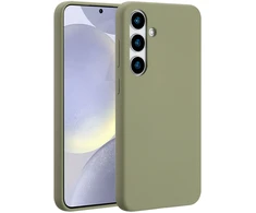 Accezz skysto silikono dėklas su MagSafe, skirtas Samsung Galaxy S24 Plus – Cooper Žalias