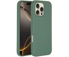 Accezz skysto silikono dėklas su MagSafe, skirtas iPhone 16 Pro Max – tamsiai žalias