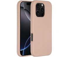 Accezz skysto silikono dėklas su MagSafe, skirtas iPhone 16 Pro – rožinis