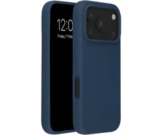 Accezz skysto silikono dėklas su MagSafe, skirtas iPhone 18 Pro / 17 Pro – tamsiai mėlynas