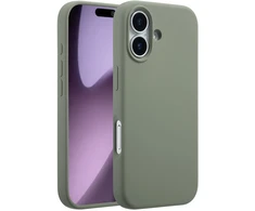 Accezz skysto silikono dėklas su MagSafe, skirtas iPhone 17 – vario žalumo