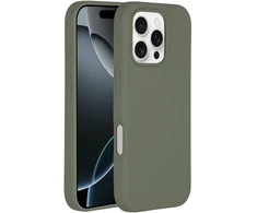 Accezz skysto silikono dėklas su MagSafe, skirtas iPhone 16 Pro Max – vario žalumo