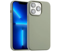 Accezz skysto silikono dėklas su MagSafe, skirtas iPhone 13 Pro – Cooper Žalias