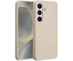Accezz skysto silikono dėklas su MagSafe, skirtas Samsung Galaxy S25 – Stone
