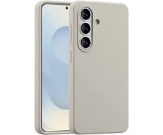 Accezz skysto silikono dėklas su MagSafe, skirtas Samsung Galaxy S26 – Stone