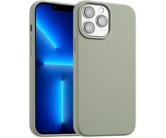 Accezz skysto silikono dėklas su MagSafe, skirtas iPhone 13 Pro Max – Cooper Žalias