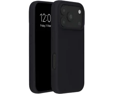 Accezz skysto silikono dėklas su MagSafe, skirtas iPhone 18 Pro Max / 17 Pro Max – juodas