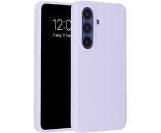 Accezz skysto silikono dėklas su MagSafe, skirtas Samsung Galaxy S26 Plus – violetinis
