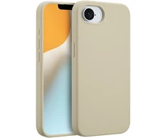 Accezz skysto silikono dėklas su MagSafe, skirtas iPhone 17e / 16e – Stone
