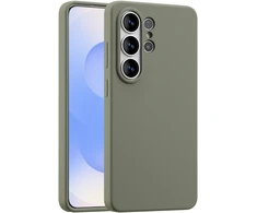 Accezz skysto silikono dėklas su MagSafe, skirtas Samsung Galaxy S26 Ultra – vario žalumo