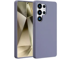 Accezz skysto silikono dėklas su MagSafe, skirtas Samsung Galaxy S25 Ultra – levandų pilka