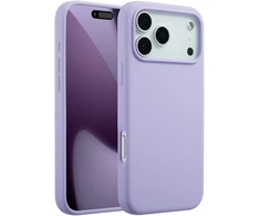 Accezz skysto silikono dėklas su MagSafe, skirtas iPhone 17 Pro Max – violetinis