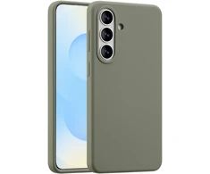 Accezz skysto silikono dėklas su MagSafe, skirtas Samsung Galaxy S26 Plus – vario žalumo