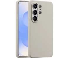 Accezz skysto silikono dėklas su MagSafe, skirtas Samsung Galaxy S26 Ultra – Stone