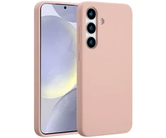Accezz skysto silikono dėklas su MagSafe, skirtas Samsung Galaxy S25 Plus – rožinis