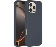 Accezz skysto silikono dėklas su MagSafe, skirtas iPhone 16 Pro Max – tamsiai mėlynas