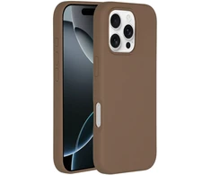 Accezz skysto silikono dėklas su MagSafe, skirtas iPhone 16 Pro Max – šviesiai rudas