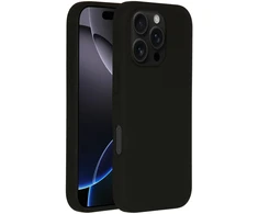 Accezz skysto silikono dėklas su MagSafe, skirtas iPhone 16 Pro – juodas