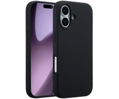 Accezz skysto silikono dėklas su MagSafe, skirtas iPhone 17 – Juodas
