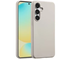 Accezz skysto silikono dėklas su MagSafe, skirtas Samsung Galaxy S25 FE – Stone