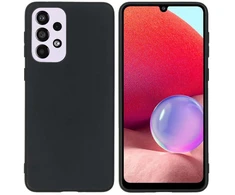 Accezz spalvotas TPU dėklas, skirtas Samsung Galaxy A33 – juodas