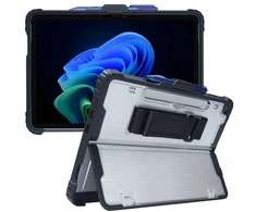 Accezz tvirtas dėklas su stovu, skirtas Microsoft Surface Pro 12 – juodas