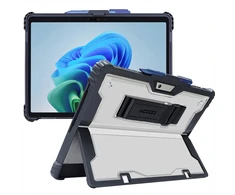 Accezz tvirtas dėklas su stovu, skirtas Microsoft Surface Pro 9 / Pro 10 / Pro 11 / Pro 12 – 13 colių – juodas