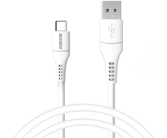 Accezz USB-C į USB laidas – 1 m – Baltas