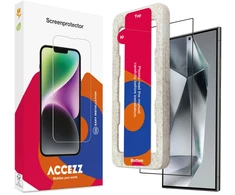 Accezz viso ekrano apsauginė grūdinto stiklo plėvelė su aplikatoriumi, skirta Samsung Galaxy S24 Ultra