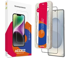Accezz viso ekrano apsauginė grūdinto stiklo plėvelė su aplikatoriumi, skirta Samsung Galaxy S25 Edge