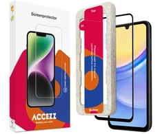 Accezz viso ekrano apsauginis grūdinto stiklo stikliukas su aplikatoriumi, skirtas Samsung Galaxy A15 (5G/4G)