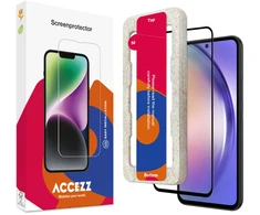 Accezz viso ekrano apsauginis grūdinto stiklo stikliukas su aplikatoriumi, skirtas Samsung Galaxy A54 (5G) / S23 FE