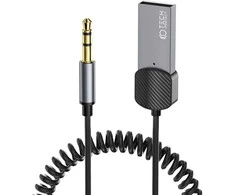 Adapteris Audio Bluetooth AUX Tech-Protect Ultraboost pilkos spalvos