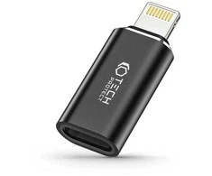 Adapteris Lightning į USB-C Tech-Protect Ultraboost juodos spalvos