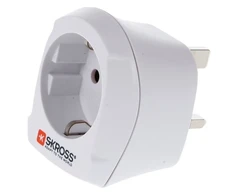 Adapteris UK kištukas – Europa lizdas 230V 7A SKROSS