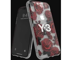 Dėklas KLASĖS ADIDAS Y-3 SNAP CASE FLOWER GRAPHIC IPHONE XR CLEAR
