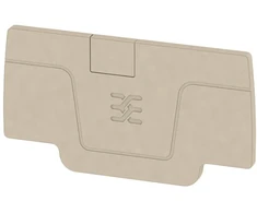 AEP 2C 2.5 serijos galinis dangtelis, smėlio sp., Weidmuller