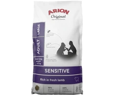 AIN ARION Original Sensitive Large ėriena Mono – sausas Maistas šunims – 12kg