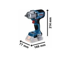 Akumuliatorinis smūginis veržliasukis BOSCH GDS 18V-450 HC
