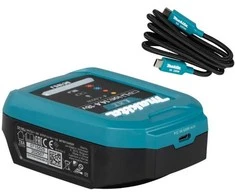 Makita 1916D9-8 Kroviklis DC18SJ+USB-C(PD) kabelis 60/80/100W: LXT (Automobilinis-Kroviklis)