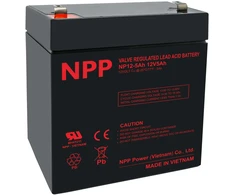 Akumuliatorius 12V 5Ah T2(F2) Pb AGM NPP