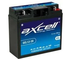 Akumuliatorius Akum.Axcell 32 Ah GEL-/+ 12V 445A 166x130x175mm