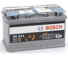 Akumuliatorius Bosch S5 AGM 12V 80Ah 800A