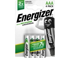 Akumuliatorius HR03 (AAA) 1.2V 500mAh Ni-Mh ENERGIZER (4vnt pakuotėje)