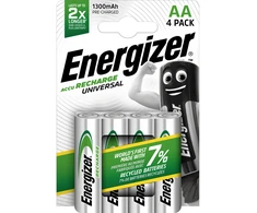 Akumuliatorius HR6 (AA) 1.2V 1300mAh Ni-Mh ENERGIZER (4vnt pakuotėje)